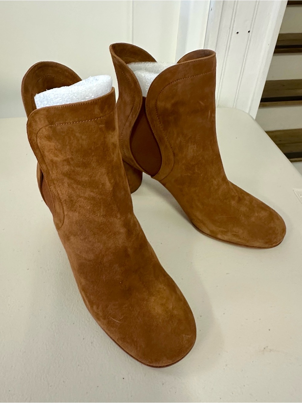 Women’s Casadei Brown Suede Ankle Boots